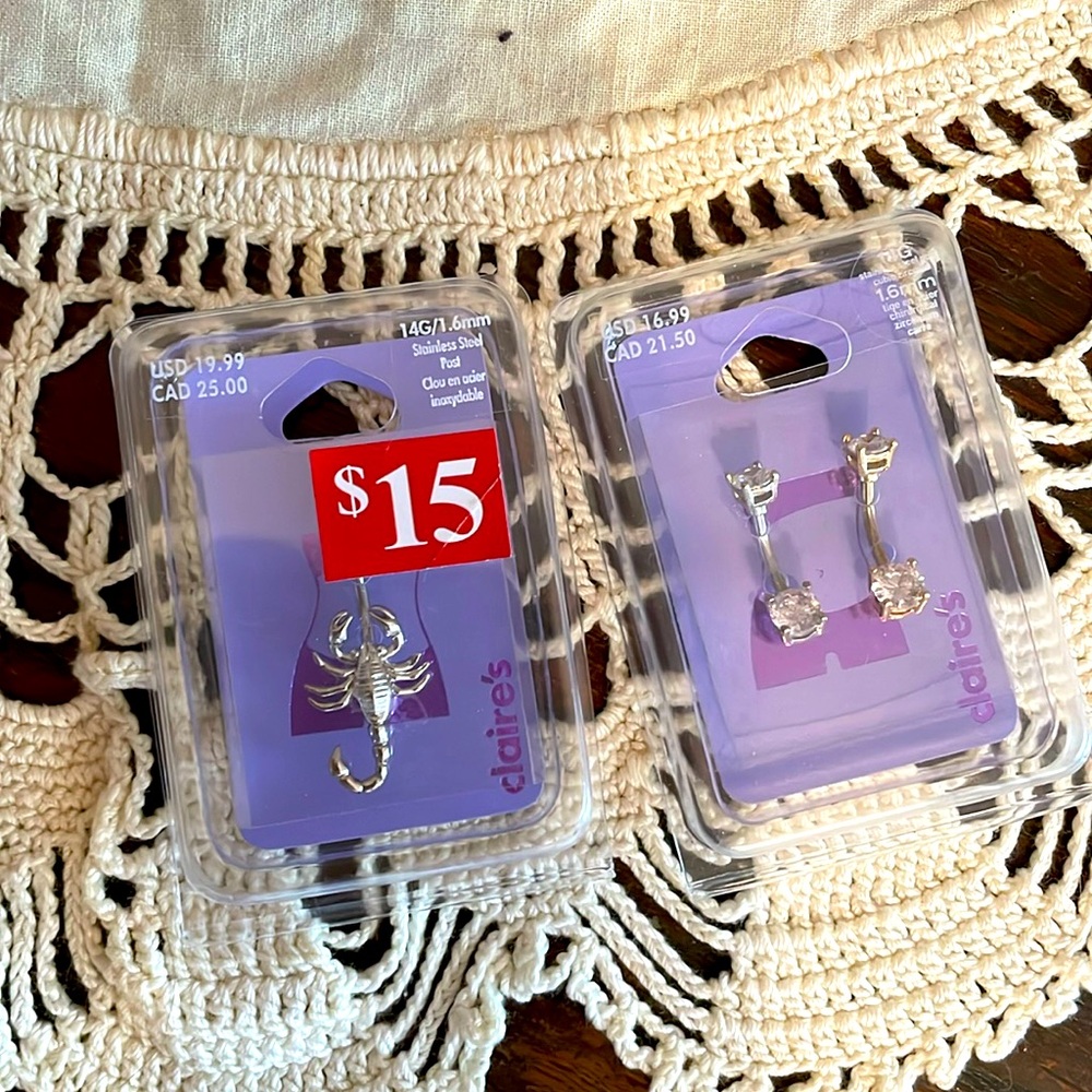Claire’s Belly Rings